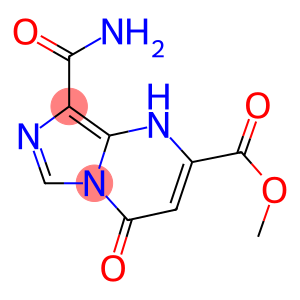 METHYL 8-(AMINOCARBONYL)-4-OXO-1,4-DIHYDROIMIDAZO[1,5-A]PYRIMIDINE-2-CARBOXYLATE