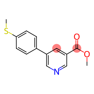 METHYL 5-[4-(METHYLSULFANYL)PHENYL]NICOTINATE