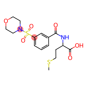 4-(METHYLTHIO)-2-[[3-(MORPHOLIN-4-YLSULFONYL)BENZOYL]AMINO]BUTANOIC ACID