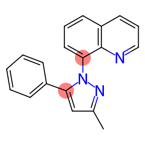 8-(3-METHYL-5-PHENYL-1H-PYRAZOL-1-YL)QUINOLINE