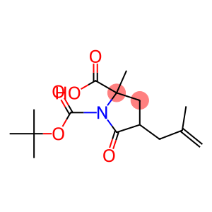 4-(2-METHYL-ALLYL)-5-OXO-PYRROLIDINE-1,2-DICARBOXYLIC ACID 1-TERT-BUTYL ESTER 2-METHYL ESTER