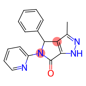 3-METHYL-4-PHENYL-5-PYRIDIN-2-YL-4,5-DIHYDROPYRROLO[3,4-C]PYRAZOL-6(1H)-ONE
