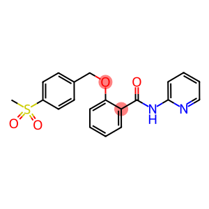 2-[4-(METHYLSULPHONYL)BENZYLOXY]-N-(PYRIDIN-2-YL)BENZAMIDE