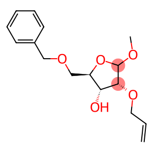 methyl 2-O-allyl-5-O-benzylribofuranoside