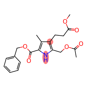 METHYL-2-ACETOXYMETHYL-5-BENZYLOXY CARBONYL-4-METHYL-3-PYRROLEPROPIONATE