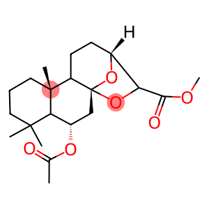 METHYL (1R,3S,9S,13R,14S)-3-(ACETYLOXY)-5,5,9-TRIMETHYL-15,16-DIOXATETRACYCLO[11.2.1.0~1,10~.0~4,9~]HEXADECANE-14-CARBOXYLATE