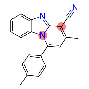 3-METHYL-1-(4-METHYLPHENYL)PYRIDO[1,2-A]BENZIMIDAZOLE-4-CARBONITRILE