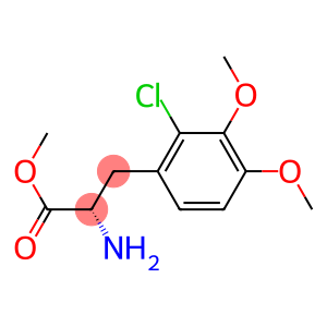 METHYL (2S)-2-AMINO-3-(2-CHLORO-3,4-DIMETHOXYPHENYL)PROPANOATE