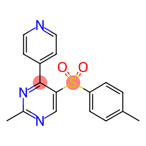 2-METHYL-5-[(4-METHYLPHENYL)SULPHONYL]-4-(PYRIDIN-4-YL)PYRIMIDINE