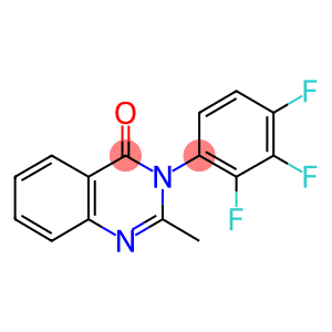 2-METHYL-3-(2,3,4-TRIFLUOROPHENYL)-4(3H)-QUINAZOLINONE