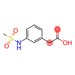 3-(Methylsulphonylamino)phenylacetic acid