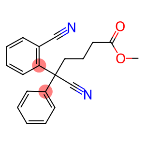 METHYL 5-CYANO-5-(2-CYANOPHENYL)-5-PHENYLPENTANOATE