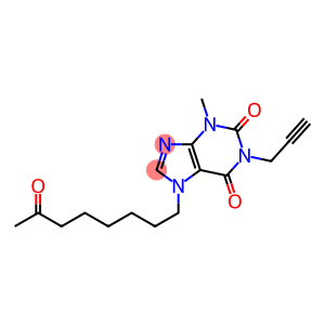 3-methyl-7-(7-oxooctyl)-1-propargylxanthine