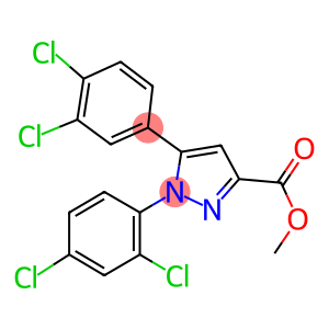 METHYL 1-(2,4-DICHLOROPHENYL)-5-(3,4-DICHLOROPHENYL)-1H-PYRAZOLE-3-CARBOXYLATE