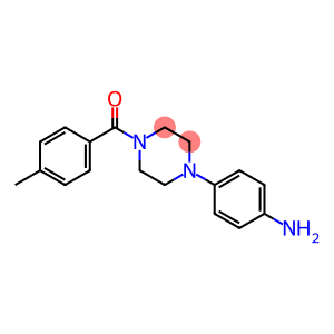 1-(4-METHYL BENZOYL)-4-(4-AMINOPHENYL )PIPERAZINE