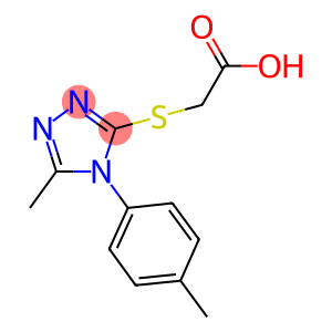 [[5-METHYL-4-(4-METHYLPHENYL)-4H-1,2,4-TRIAZOL-3-YL]THIO]ACETIC ACID