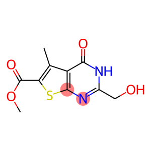 METHYL 2-(HYDROXYMETHYL)-5-METHYL-4-OXO-3,4-DIHYDROTHIENO[2,3-D]PYRIMIDINE-6-CARBOXYLATE