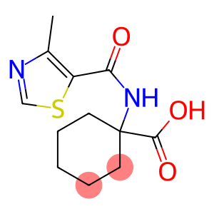 1-{[(4-methyl-1,3-thiazol-5-yl)carbonyl]amino}cyclohexanecarboxylic acid