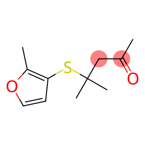 4-Methyl-4-(2-methyl-3-furylmercapto)pentanone-2