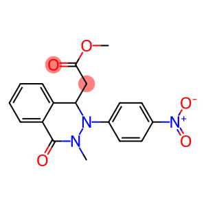 [3-Methyl-2-(4-nitro-phenyl)-4-oxo-1,2,3,4-tetrahydro-phthalazin-1-yl] -acetic acid, methyl ester