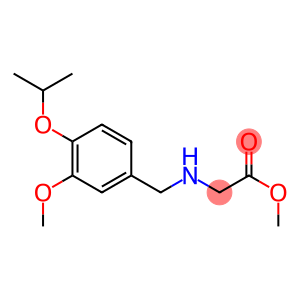 methyl 2-({[3-methoxy-4-(propan-2-yloxy)phenyl]methyl}amino)acetate