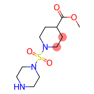 methyl 1-(piperazine-1-sulfonyl)piperidine-4-carboxylate