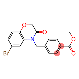 methyl 4-((6-bromo-2,3-dihydro-3-oxobenzo[b][1,4]oxazin-4-yl)methyl)benzoate