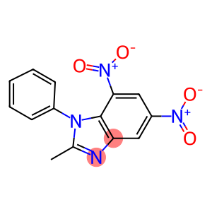 2-METHYL-5,7-DINITRO-1-PHENYLBENZIMIDAZOLE