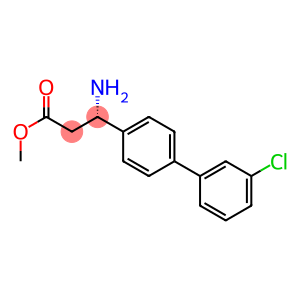 METHYL (3S)-3-AMINO-3-[4-(3-CHLOROPHENYL)PHENYL]PROPANOATE