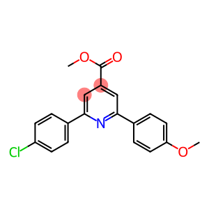 methyl 2-(4-chlorophenyl)-6-(4-methoxyphenyl)pyridine-4-carboxylate