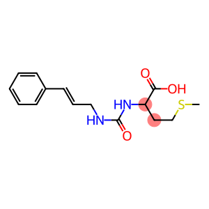 4-(methylsulfanyl)-2-{[(3-phenylprop-2-en-1-yl)carbamoyl]amino}butanoic acid