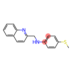 4-(methylsulfanyl)-N-(quinolin-2-ylmethyl)aniline