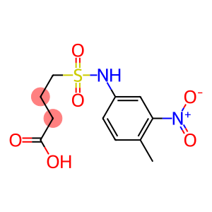 4-[(4-methyl-3-nitrophenyl)sulfamoyl]butanoic acid