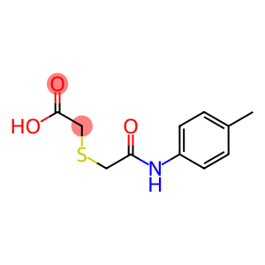 2-({[(4-methylphenyl)carbamoyl]methyl}sulfanyl)acetic acid