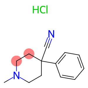 1-METHYL-4-CYANO-4-PHENYLPIPERIDINE HYDROCHLORIDE