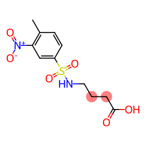 4-[(4-methyl-3-nitrobenzene)sulfonamido]butanoic acid