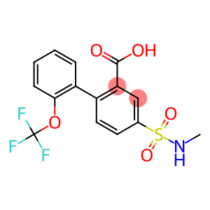 4-[(methylamino)sulfonyl]-2'-(trifluoromethoxy)-1,1'-biphenyl-2-carboxylic acid