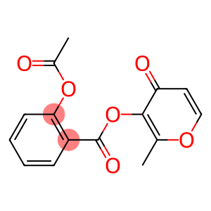 (2-methyl-4-oxo-pyran-3-yl) 2-acetyloxybenzoate