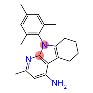 2-METHYL-9-(2,4,6-TRIMETHYL-PHENYL)-6,7,8,9-TETRAHYDRO-5H-PYRIDO[2,3-B]INDOL-4-YLAMINE