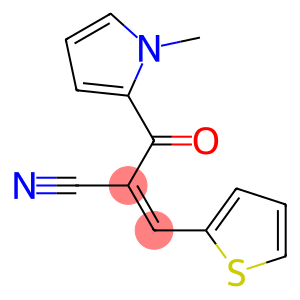 2-[(1-methyl-1H-pyrrol-2-yl)carbonyl]-3-(2-thienyl)acrylonitrile