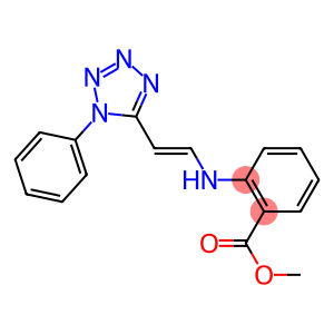 methyl 2-{[2-(1-phenyl-1H-1,2,3,4-tetraazol-5-yl)vinyl]amino}benzoate