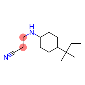 3-{[4-(2-methylbutan-2-yl)cyclohexyl]amino}propanenitrile