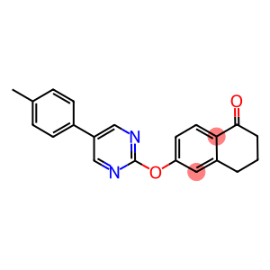 6-([5-(4-METHYLPHENYL)PYRIMIDIN-2-YL]OXY)-3,4-DIHYDRONAPHTHALEN-1(2H)-ONE