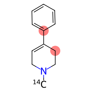 METHYL-4-PHENYL 1,2,3,6-TETRAHYDROPYRIDINE, 1-, [METHYL-14C]