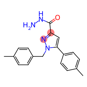 1-(4-METHYLBENZYL)-5-P-TOLYL-1H-PYRAZOLE-3-CARBOHYDRAZIDE