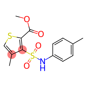 methyl 4-methyl-3-(4-toluidinosulfonyl)thiophene-2-carboxylate