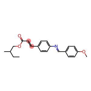 2-methylbutyl 3-{4-[(4-methoxybenzylidene)amino]phenyl}acrylate