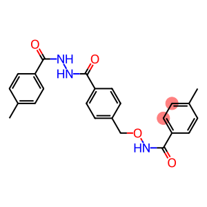 4-methyl-N-[(4-{[2-(4-methylbenzoyl)hydrazino]carbonyl}benzyl)oxy]benzenecarboxamide