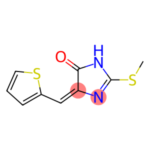 2-(methylthio)-4-(2-thienylmethylidene)-4,5-dihydro-1H-imidazol-5-one