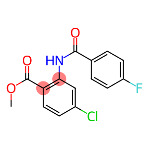 methyl 4-chloro-2-[(4-fluorobenzoyl)amino]benzoate